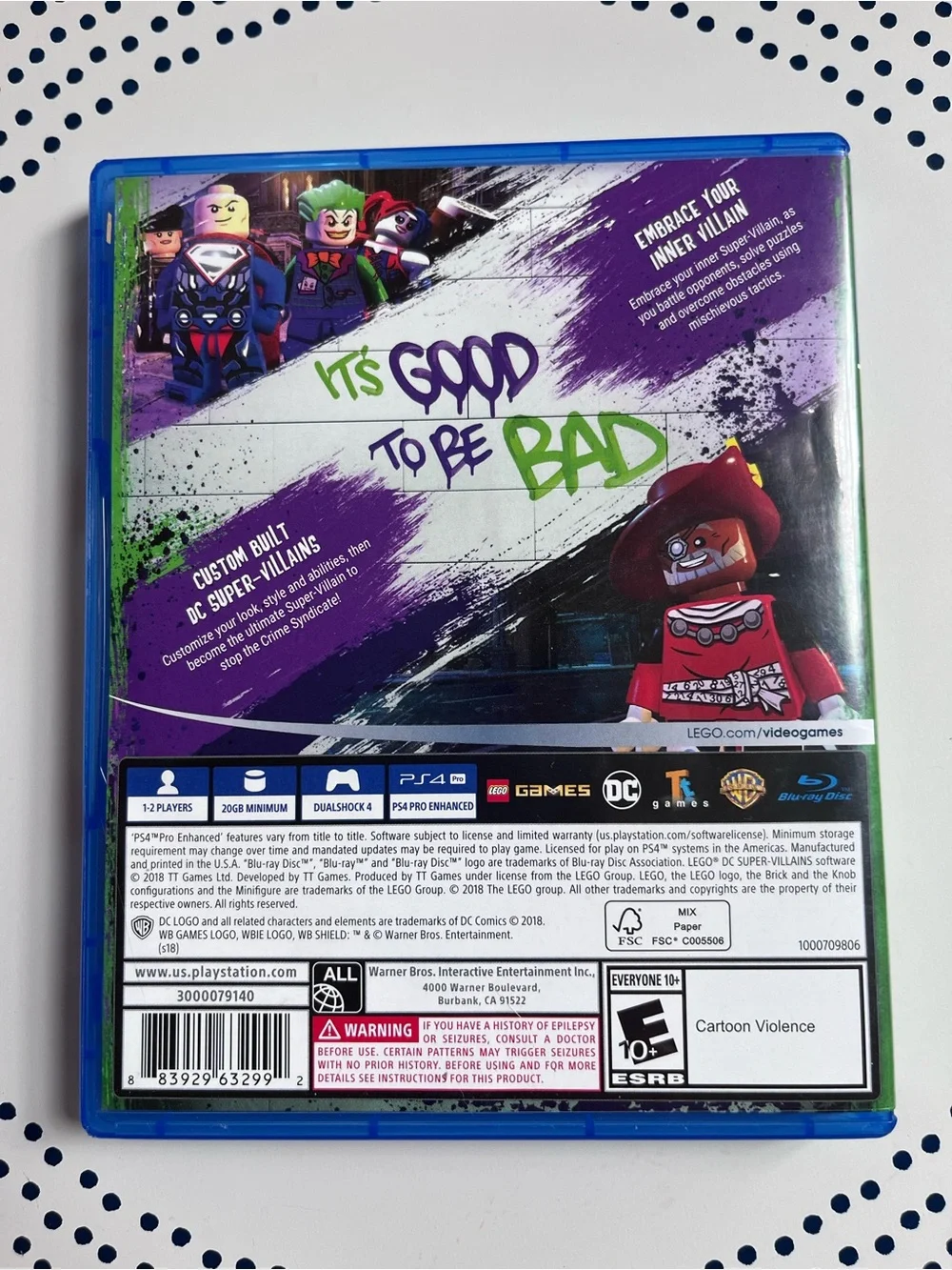 Lego DC Super Villains PS4 Video Game